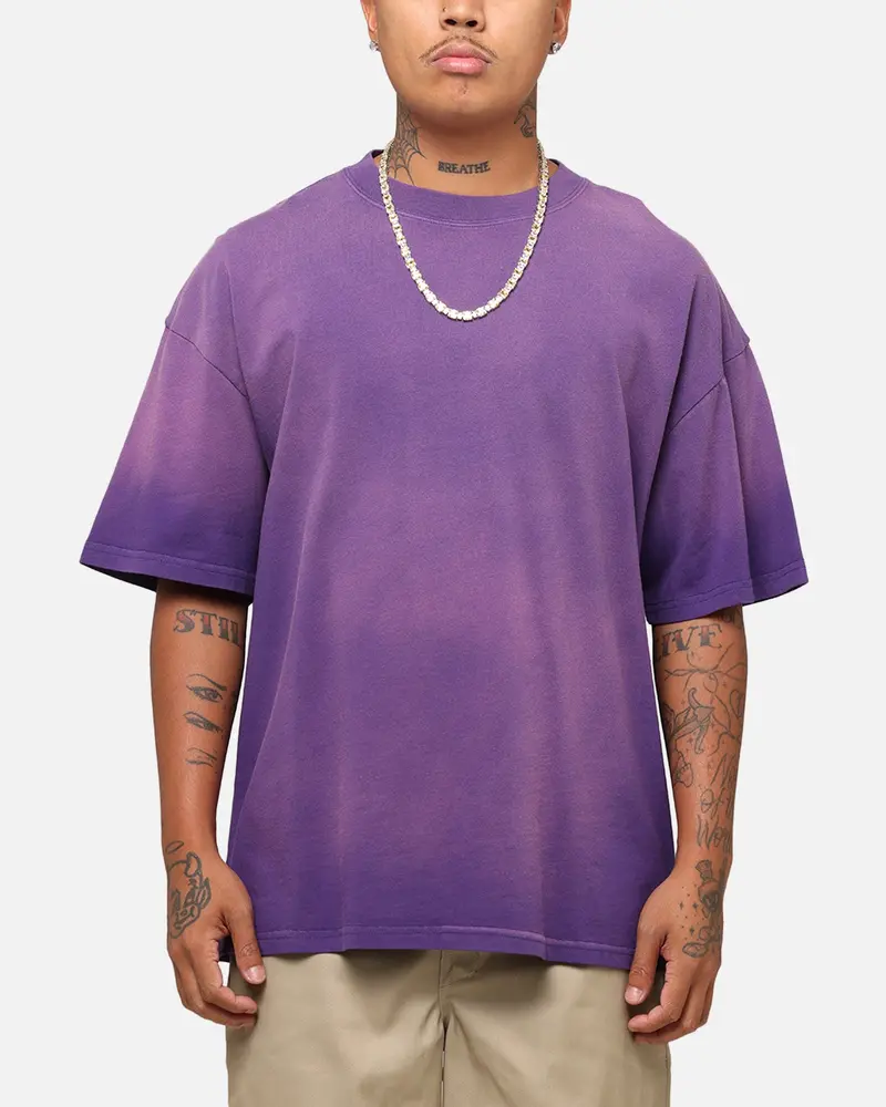 Culture Kings Sunfade T-Shirt Purple 1