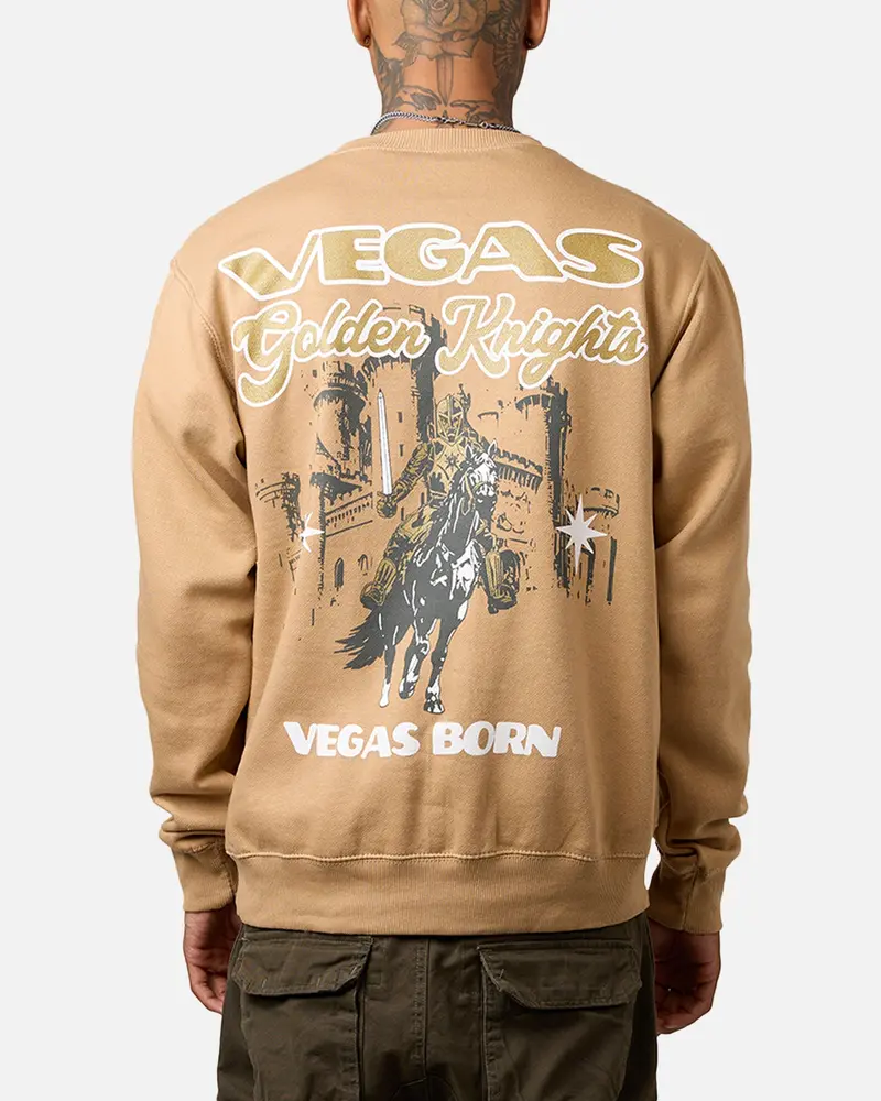 Culture Kings Vegas Golden Knights Crewneck Sand 1