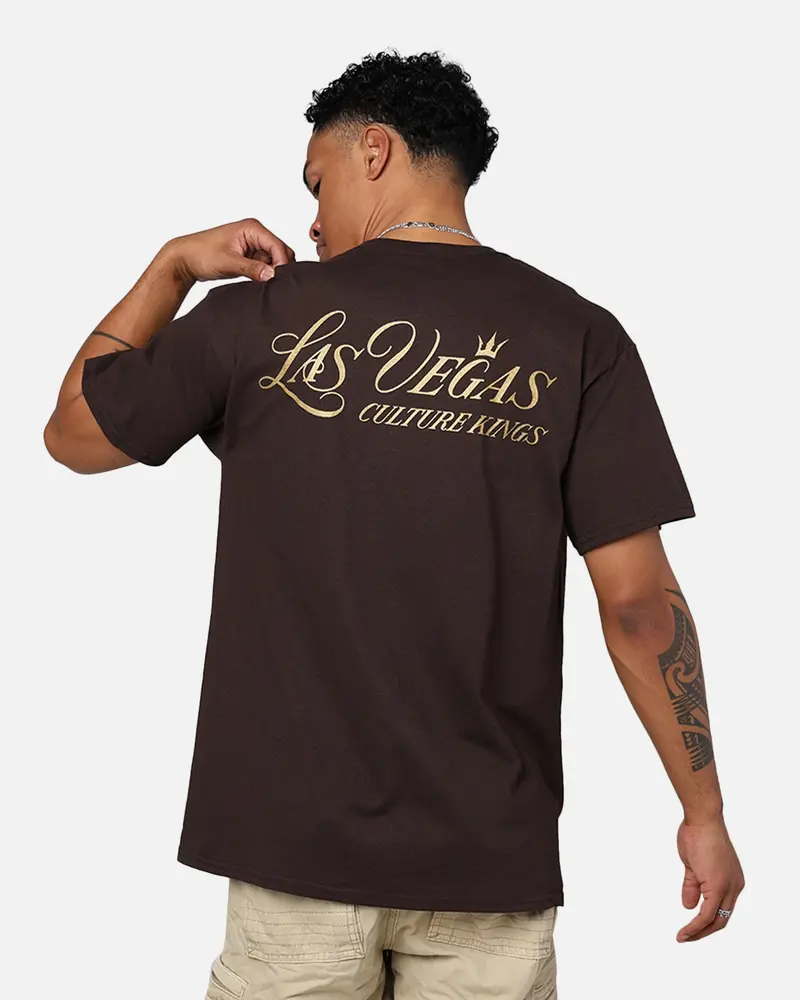 Culture Kings Vegas T-Shirt Dark Chocolate 1