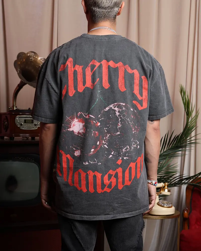 Culture Kings X Brian Puspos T-Shirt Black Wash 1