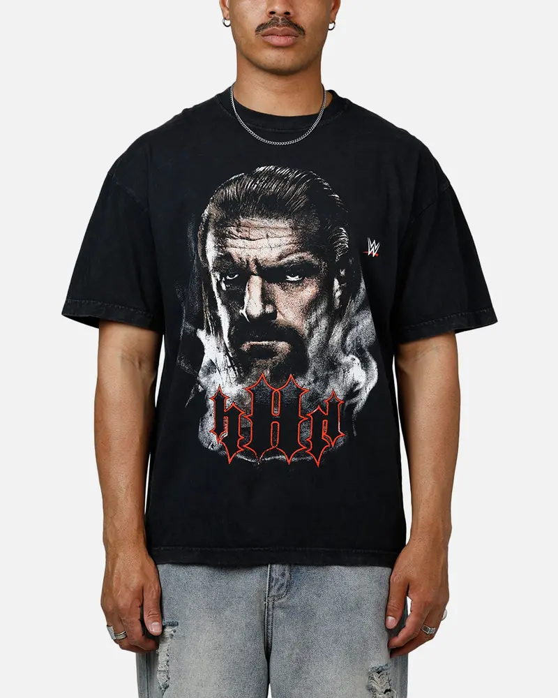 Culture Kings X Wwe Triple H Wrestlemania Xli Vintage T-Shirt Black Acidwash 1