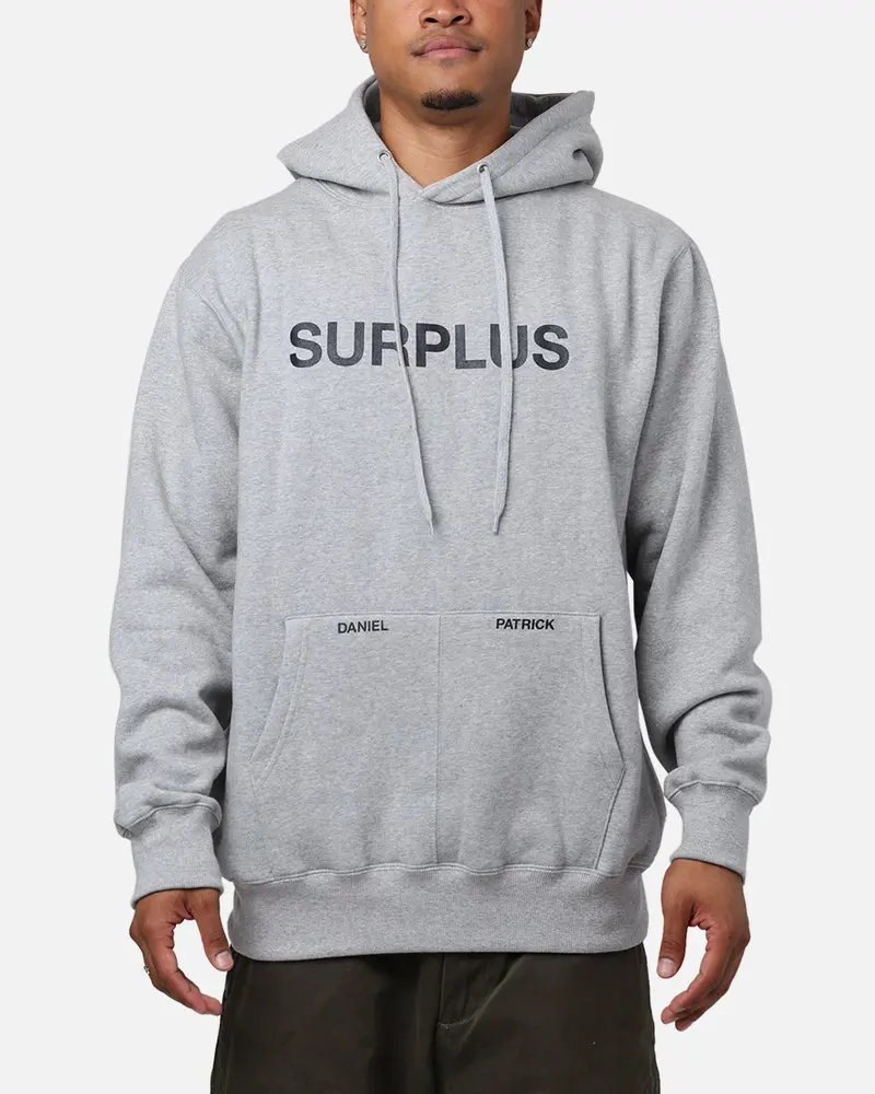 Daniel Patrick Surplus Logo Hoodie Grey 1