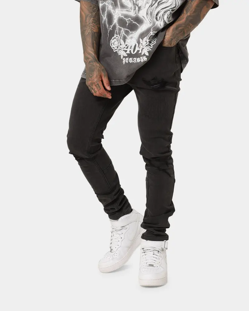 Dead Studios Aloha Destroy Jeans Vintage Black 1