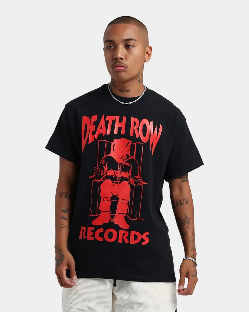 Death Row Records The Chair T-Shirt Black/Red 1