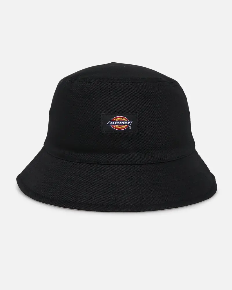 Dickies Classic Label Reversible Bucket Hat Black/Bone 1