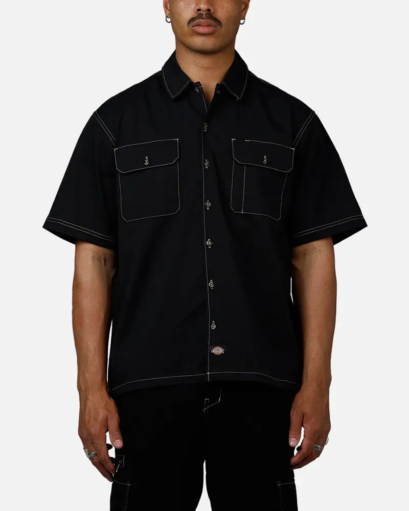 Dickies Riverbend Work Shirt Black 1