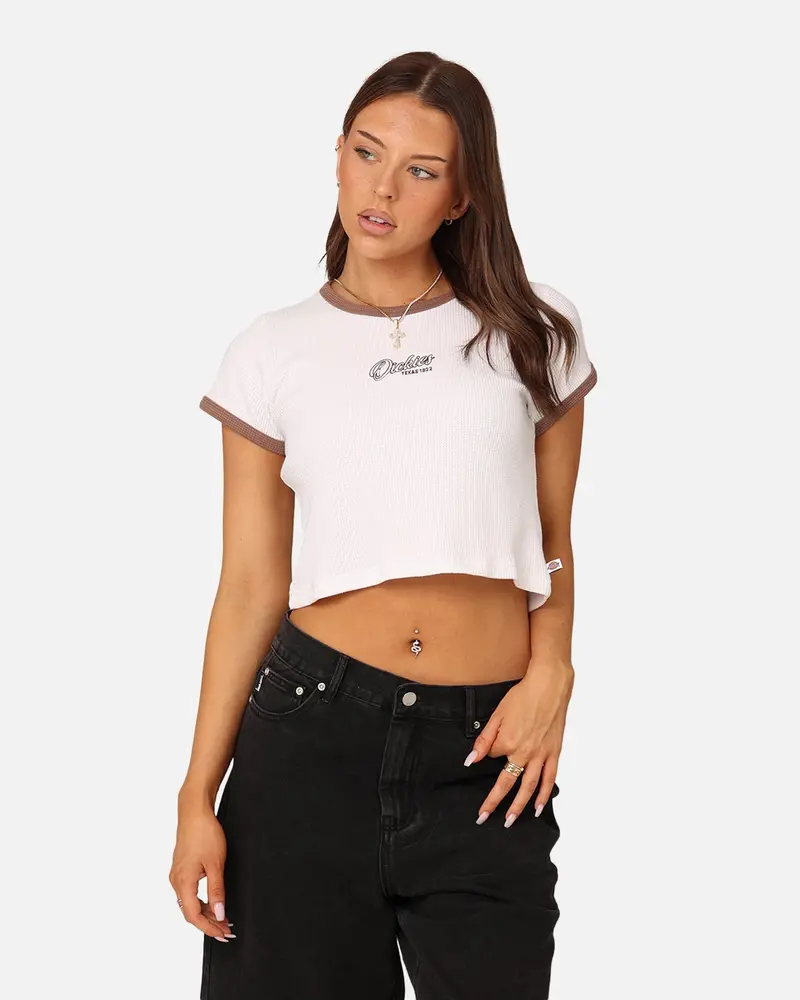 Dickies Women's Arlington Mini T-Shirt White 1