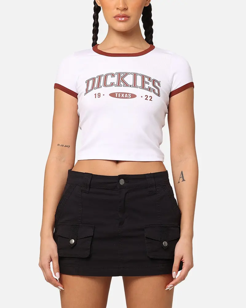 Dickies Women's Galveston T-Shirt White 1