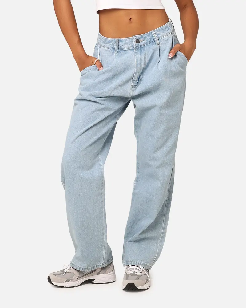 Dickies Women's The Woodlands Jeans Light Wash Blue 1