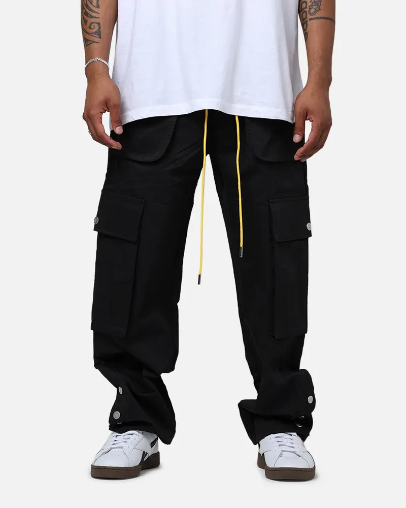 Diet Starts Monday Nylon Cargo Pants Black 1