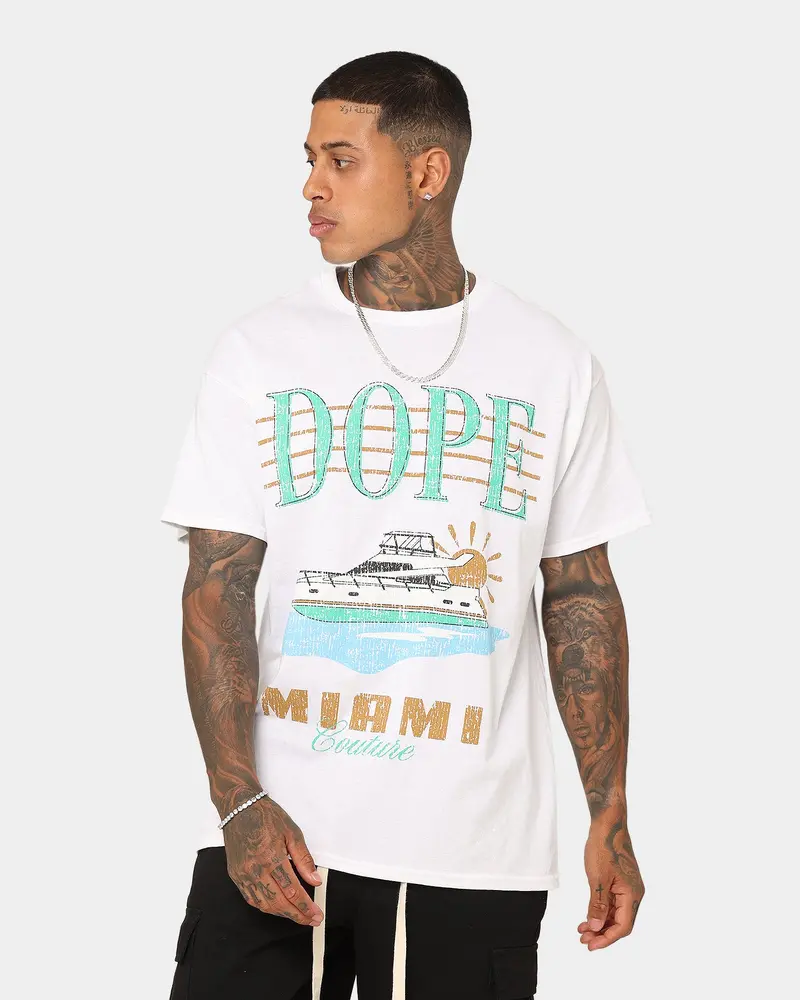 Dope Miami T-Shirt White 1
