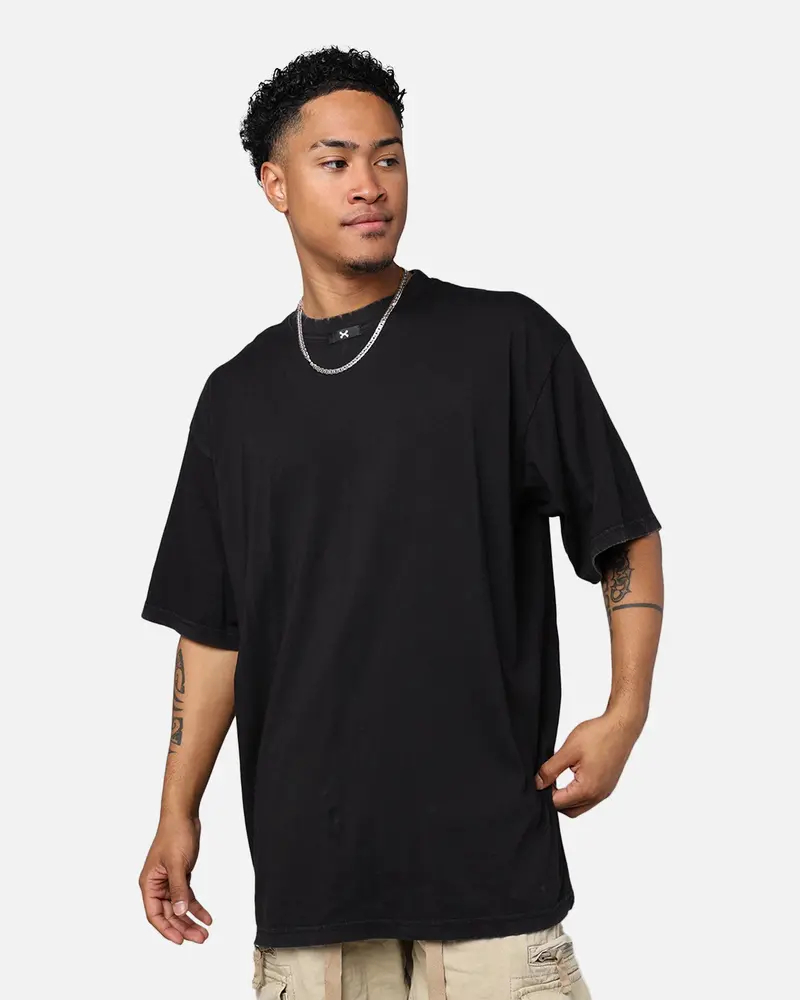 Dxxmlife L-0 A Baggy T-Shirt Vintage Black 1