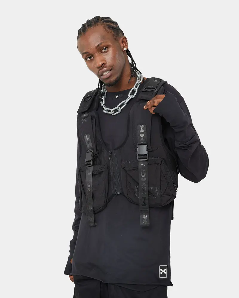 Dxxmlife L-3 A Chain$Aw Utility Vest Black 1