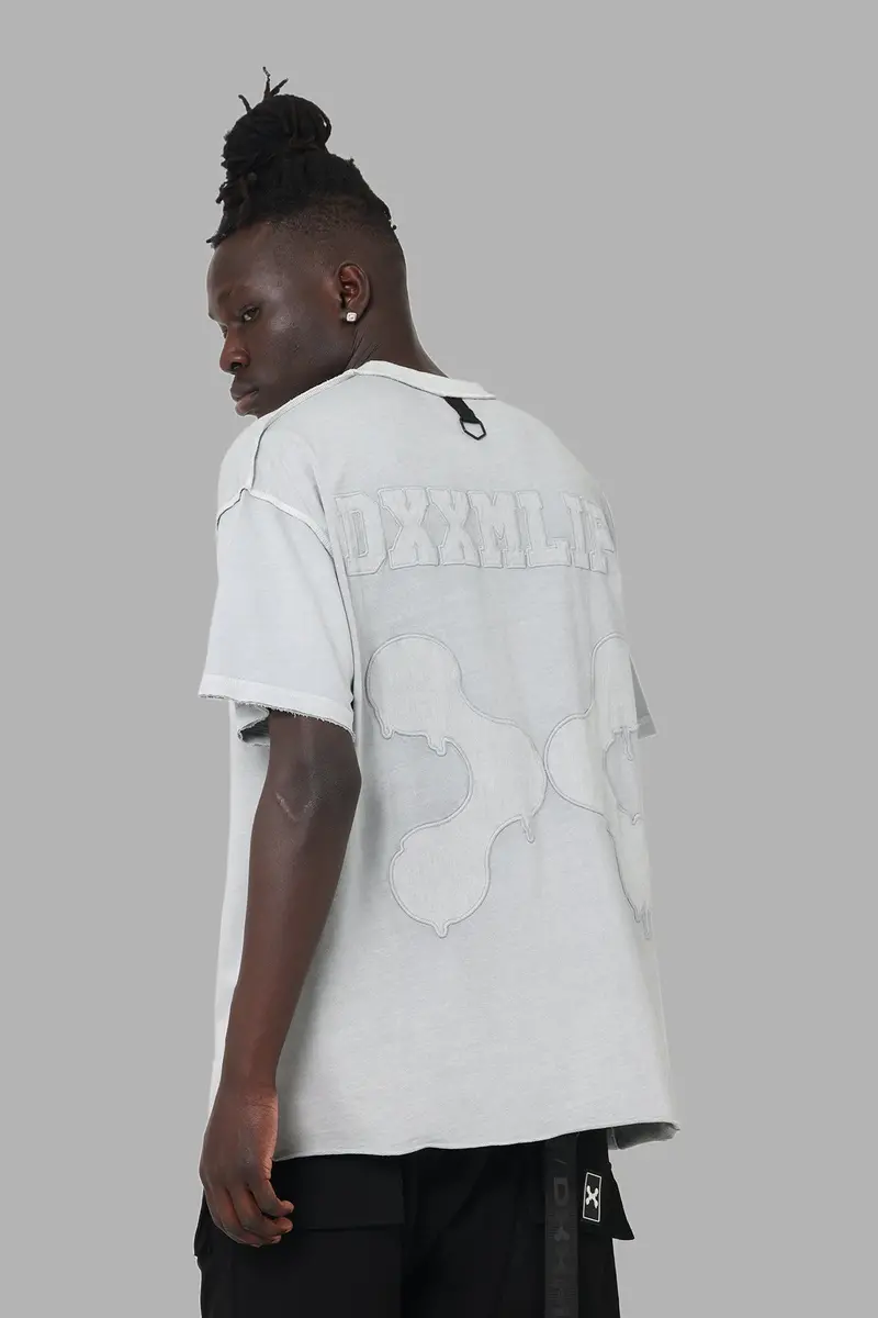 Dxxmlife L-5 Txnal Oversized T-Shirt Grey/Grey 1
