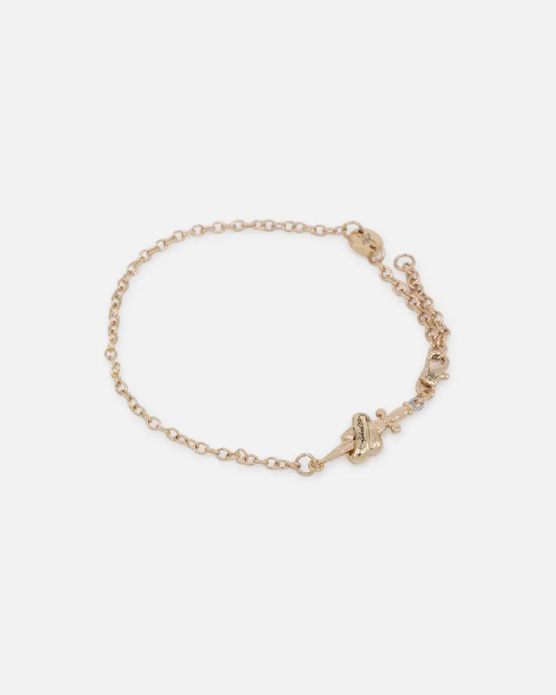 Ed Hardy Heart & Dagger Bracelet Gold 1