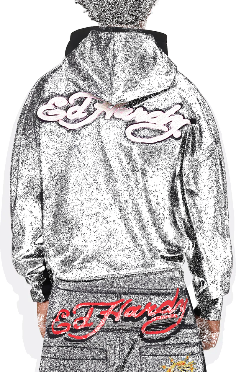 Ed Hardy Uv Active Zip Hoodie Black/Multi 1