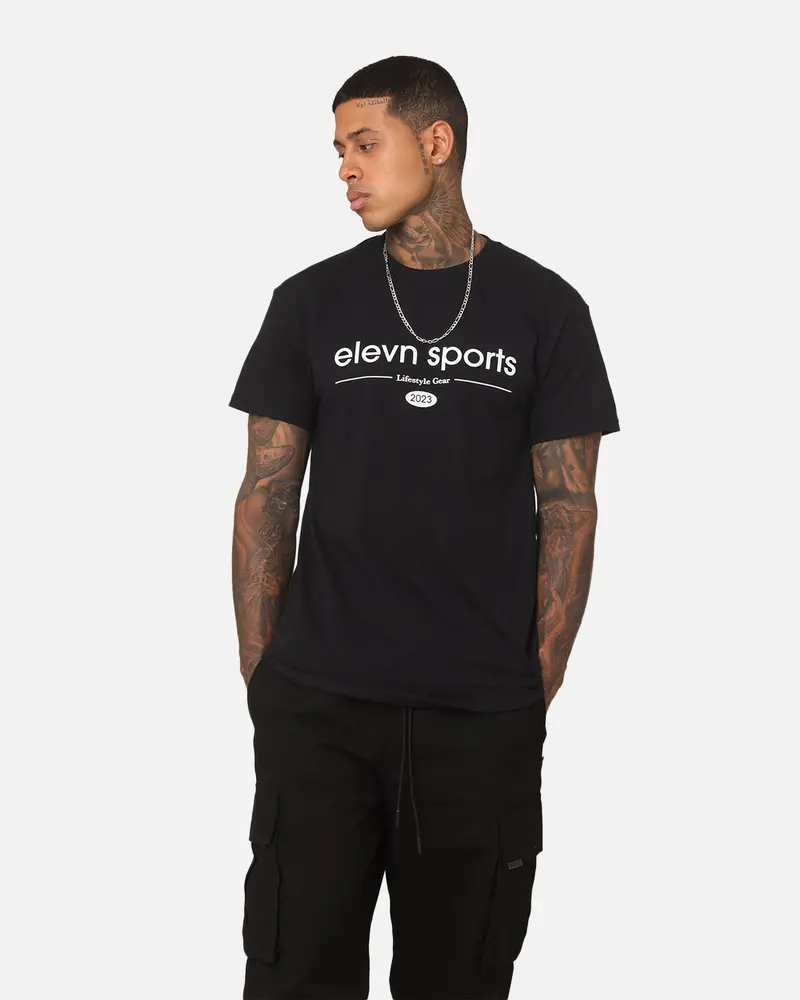 Elevn Clothing Co Lifestyle T-Shirt Black 1