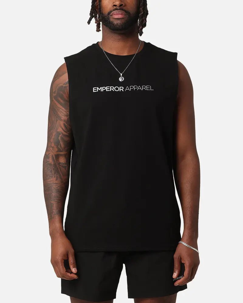 Emperor Apparel Classic Muscle Singlet Black 1