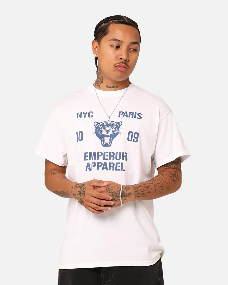 Emperor Apparel Collegiate T-Shirt White 1