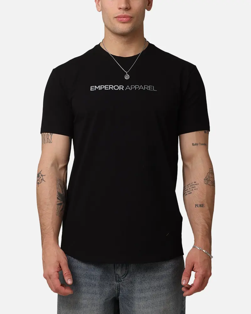 Emperor Apparel Scallop Sport T-Shirt Black 1