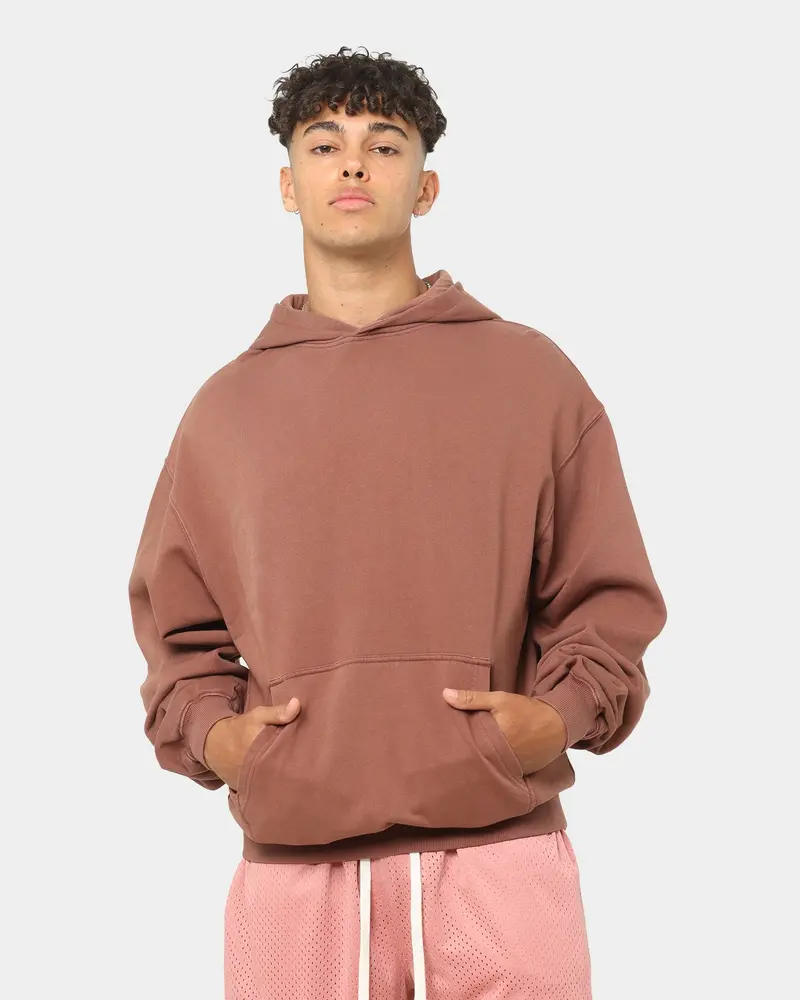 En Es Origins Hoodie Washed Brown 1