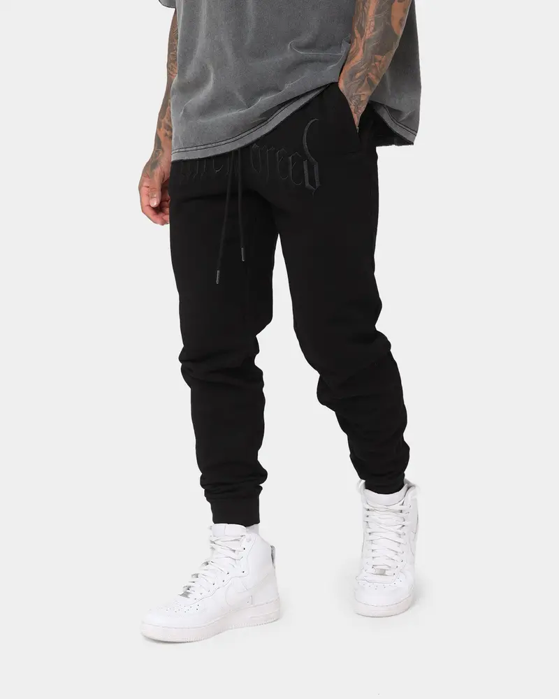 Fallen Breed Logo Sweatpants Black 1