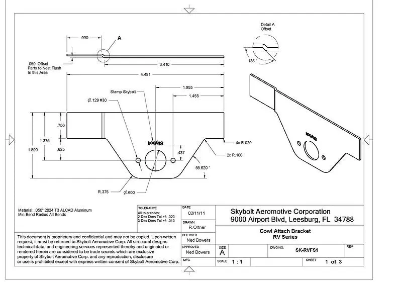Flange (Single) - (Sk-Rvfs1) 1