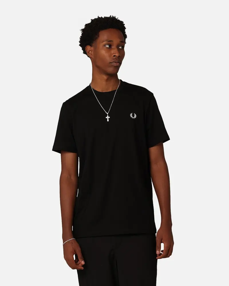 Fred Perry Back Graphic T-Shirt Black 1