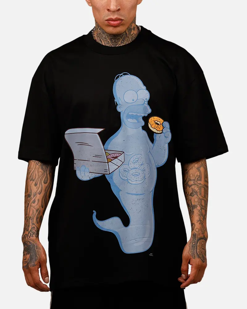 Freeze Max The Simpsons 'The Simpson Treehouse Of Horror' Sacrilicious T-Shirt Black 1