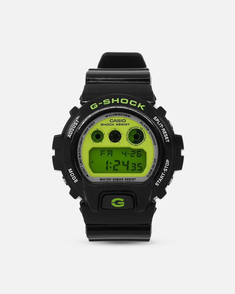 G Shock Dw-6900Rcs-1 Crazy Colours Watch Black/Green 1