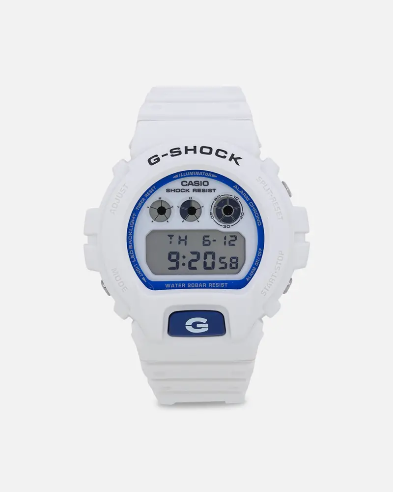 G Shock Dw6900hds-7D Watch White/Blue 1