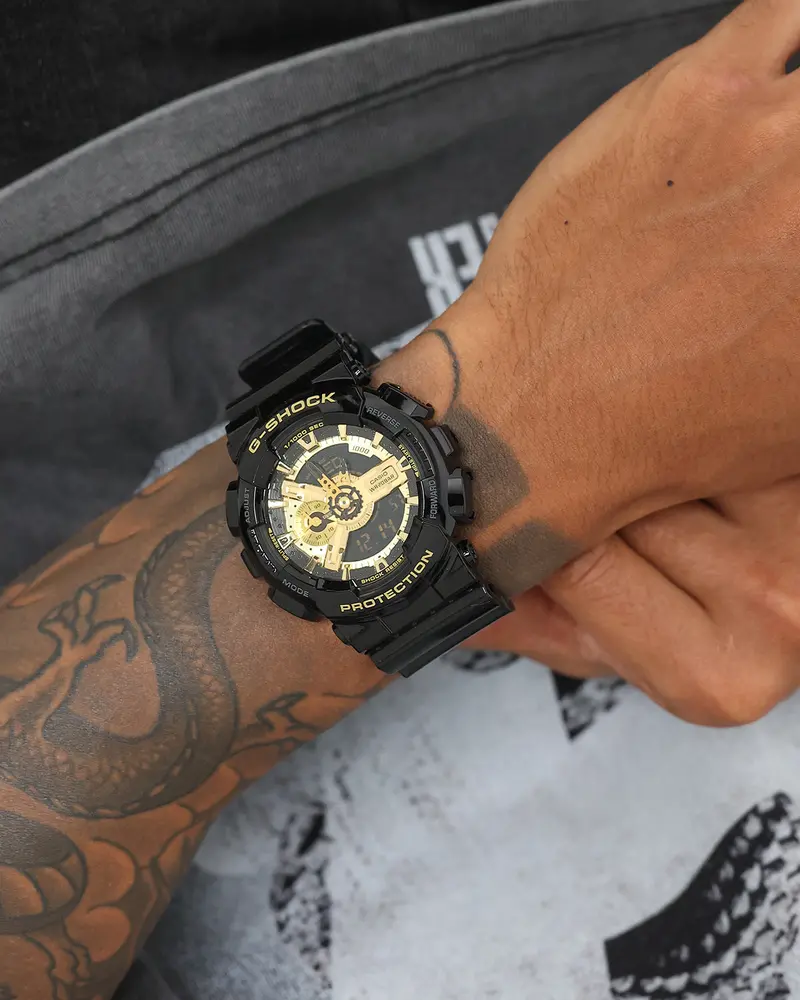 G Shock Ga110gb-1A Black/Gold 1