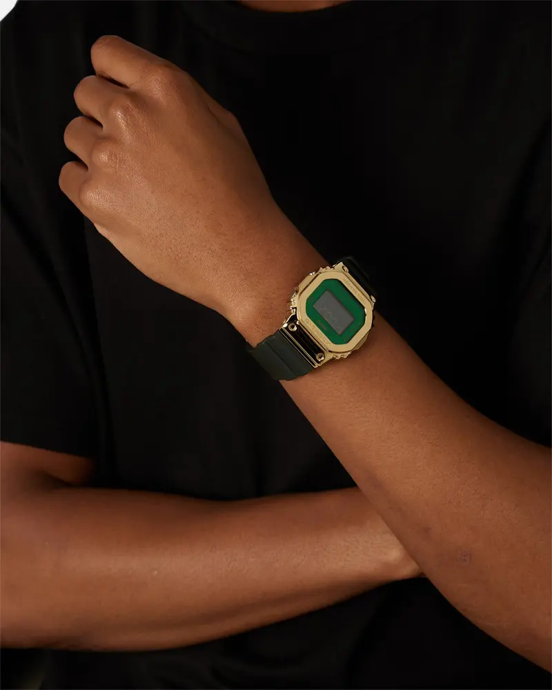 G-Shock Gm56000cl-3D Watch Green/Gold 1