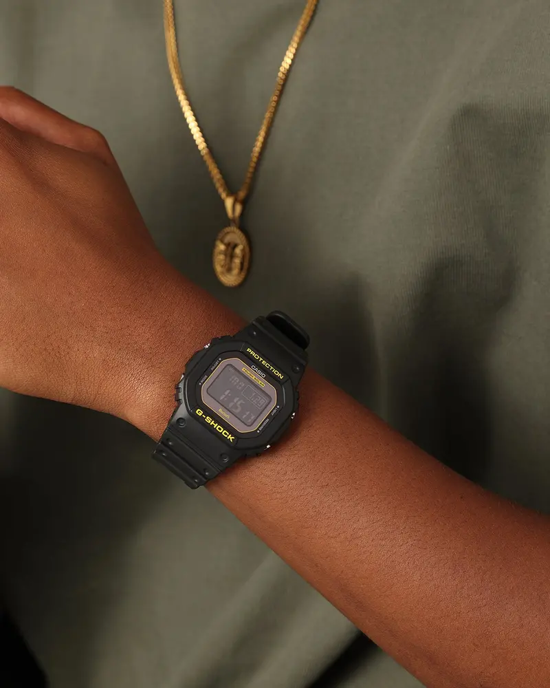 G-Shock Gw-B5600cy-1 "Black & Caution Yellow" Black/Yellow 1