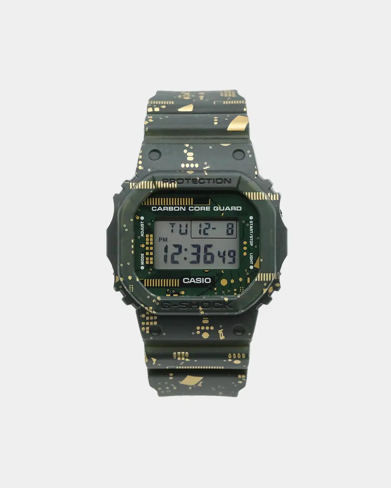 G-Shock Men's Dwe-5600Cc Circuit Board Camo Digital Watch Box Set Camo 1