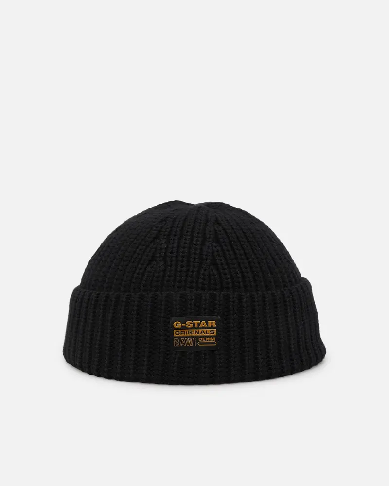 G-Star Originals Fisherman Beanie Dark Black 1
