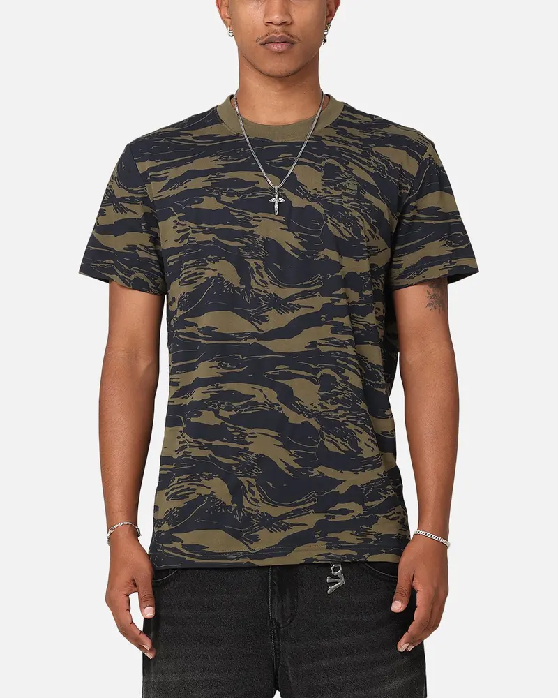 G-Star Tiger Camo T-Shirt Olive Camo 1