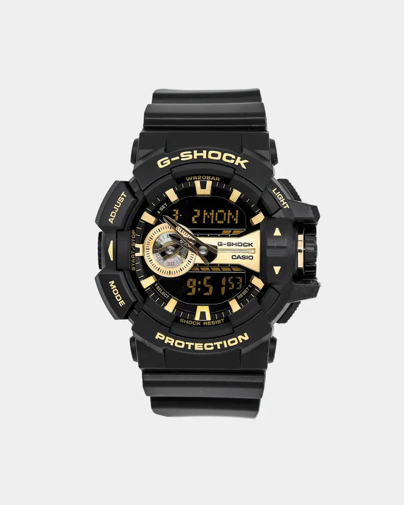 Ga400gb Rotary Switch Watch Black/Gold 1