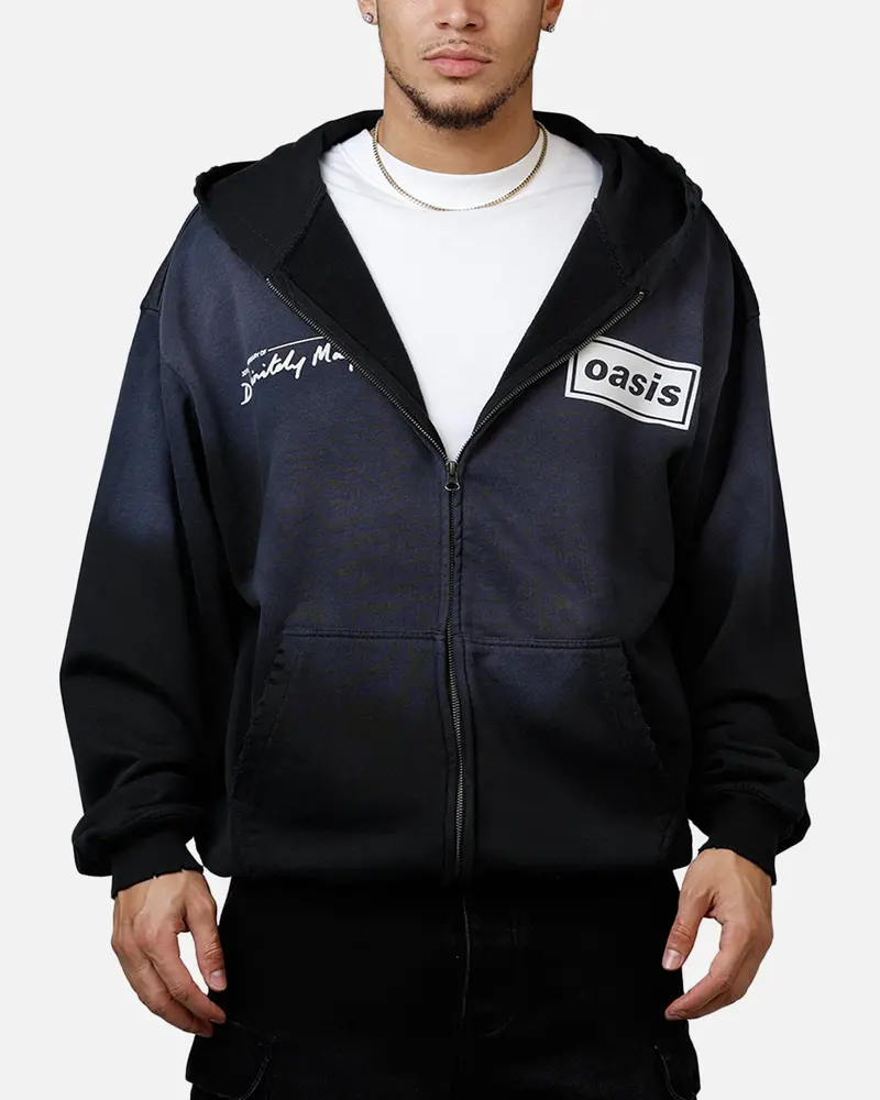 Global Merchandising Oasis Potassium Full Zip Hoodie Black 1