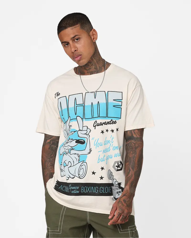 Goat Crew Acme Oops T-Shirt Off White 1