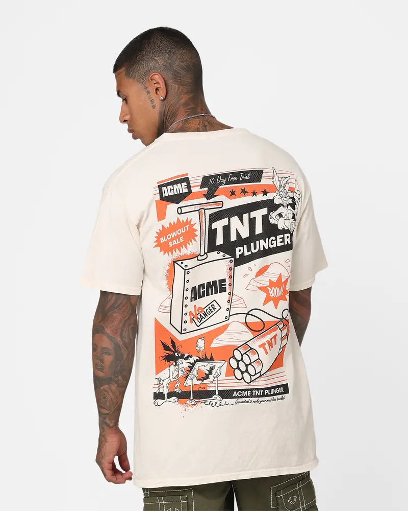 Goat Crew Acme Tnt T-Shirt Off White 1