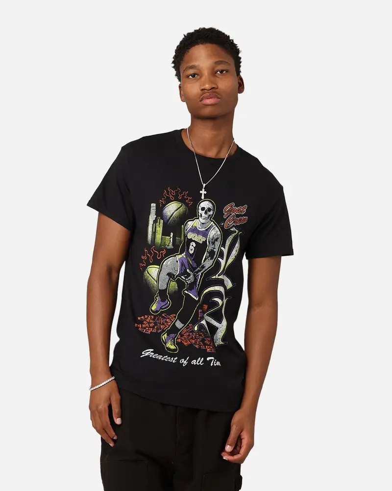 Goat Crew Big La Baller T-Shirt Black 1
