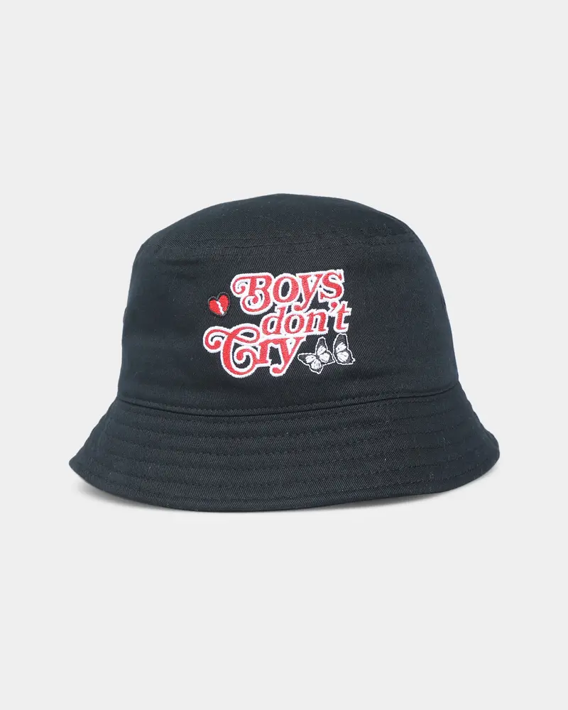 Goat Crew Boys Don't Cry Bucket Hat Black 1