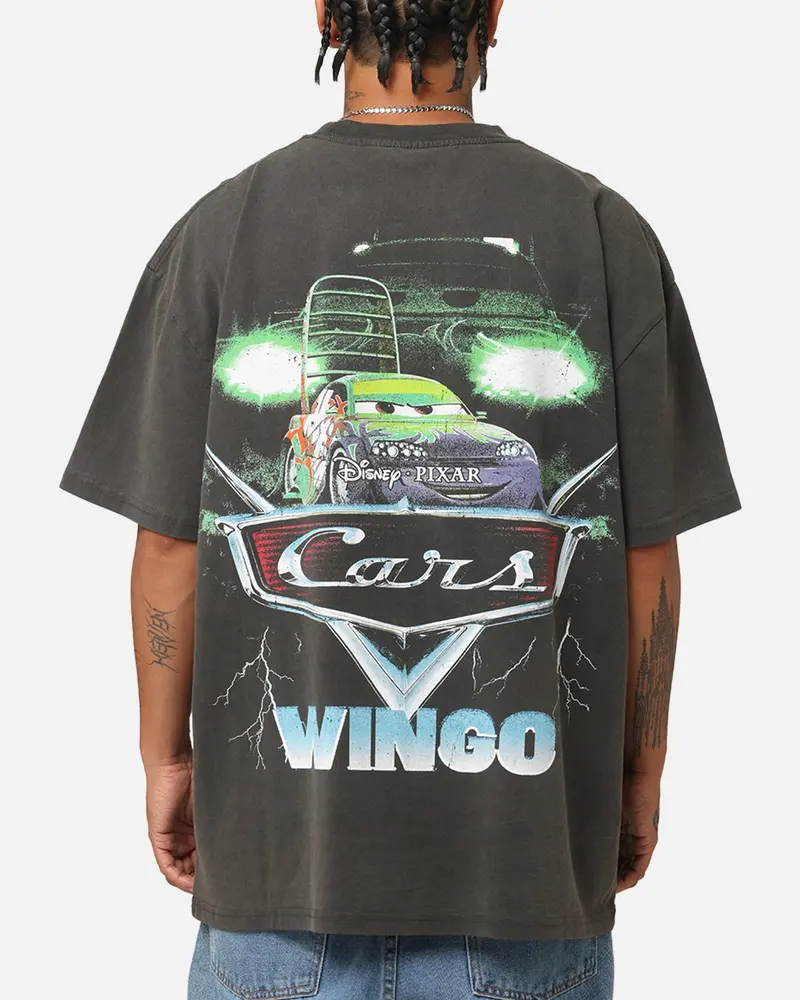 Goat Crew Disney And Pixar Cars Wingo Heavy T-Shirt Black Wash 1