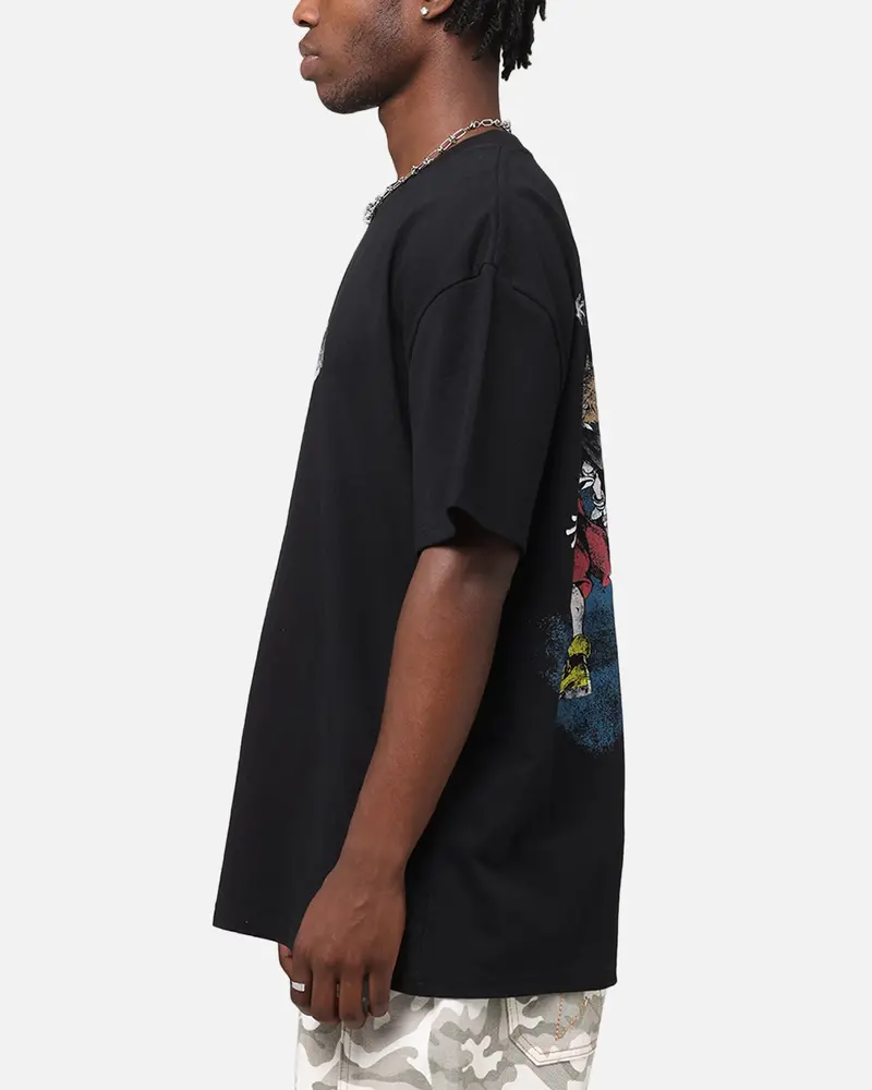 Goat Crew Disney Kingdom Hearts Gang Heavy T-Shirt Black 6