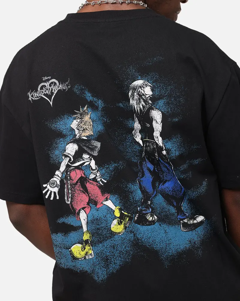 Goat Crew Disney Kingdom Hearts Gang Heavy T-Shirt Black 7