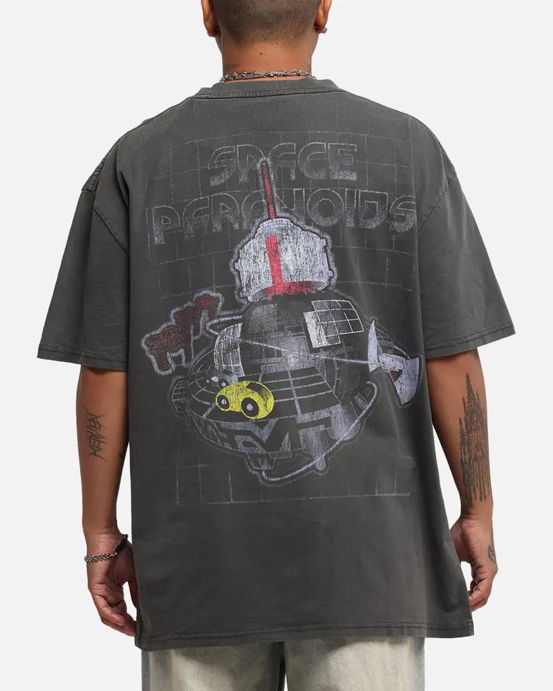 Goat Crew Disney Kingdom Hearts Space Paranoids Heavy T-Shirt Black Wash 2