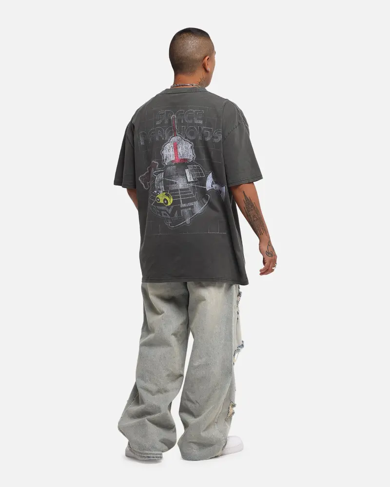 Goat Crew Disney Kingdom Hearts Space Paranoids Heavy T-Shirt Black Wash 4