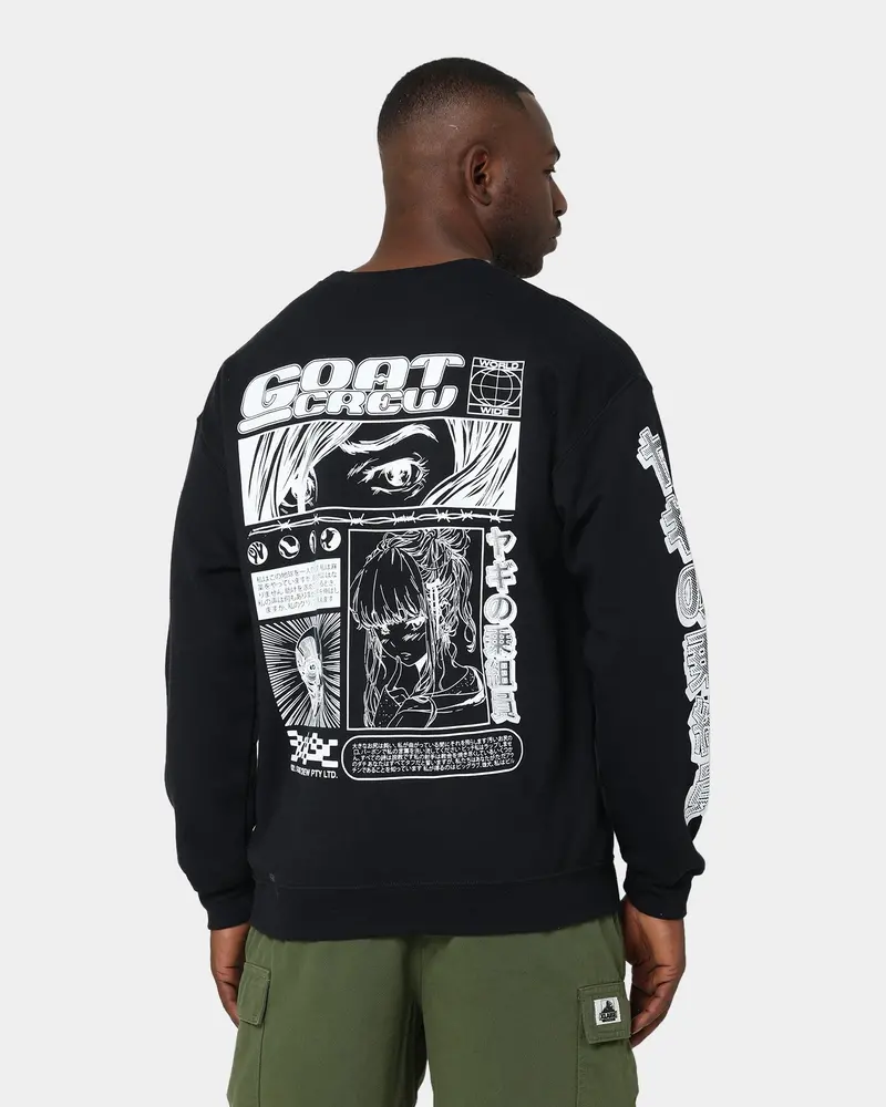 Goat Crew Harajuku Crewneck Black 1