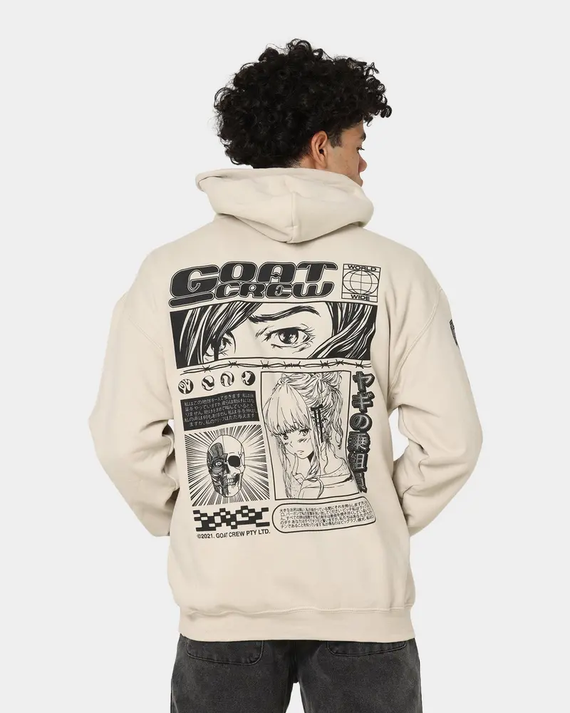 Goat Crew Harajuku Hoodie Sand 1